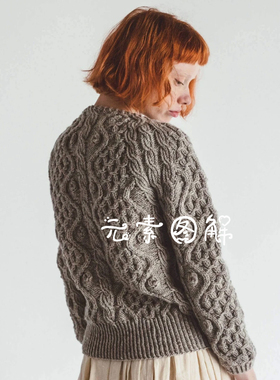 [日文]三国万里子套衫图解tell a tale 女士绞花毛衣图解编织教程