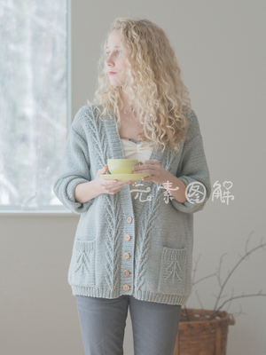 麦琪开衫图解阿no手编图解