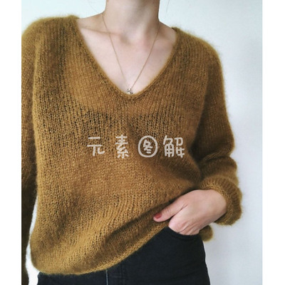依云套衫图解阿no手编图解