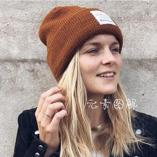 1006奥斯陆帽图解 男女儿童时尚ACNE笑脸帽同款 编织教程中文字版