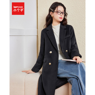 IEF/爱依服【小个子专属】2025冬季新款英伦风夹棉通勤呢绒长外套