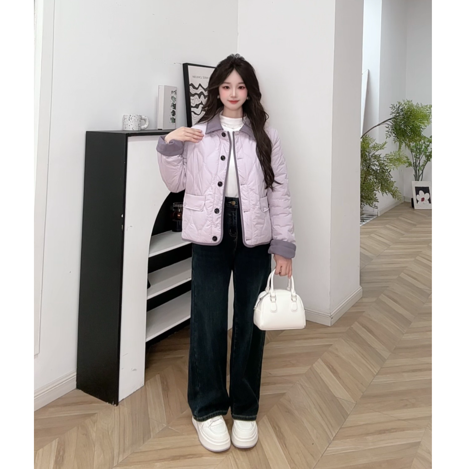 IEF/爱依服【小个子】2025冬季新款法式气质感厚实保暖外套