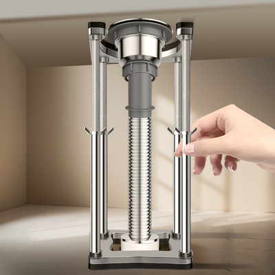 台下盆支撑架杆支架厨房水槽托架固托洗手盆洗脸洗菜盆方形不锈钢