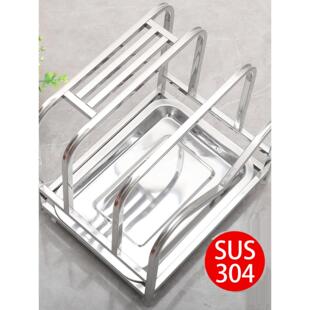 304不锈钢刀架厨房菜墩置物架筷笼一体菜刀砧板案板刀具刀座收纳