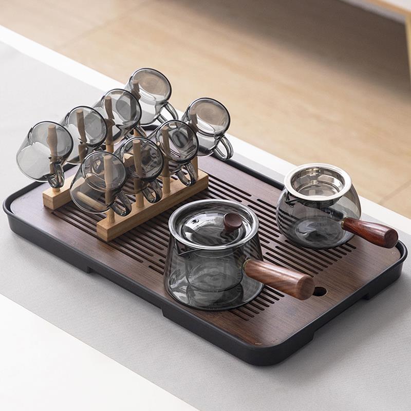 玻璃茶具套组2024新款家用耐热喝茶泡茶专用轻奢高档功夫茶具一套