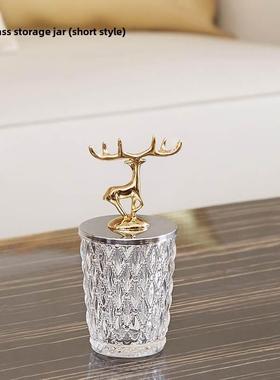 欧式轻奢风糖果罐储物家居客厅茶几摆件套装餐厅电视柜软装饰品