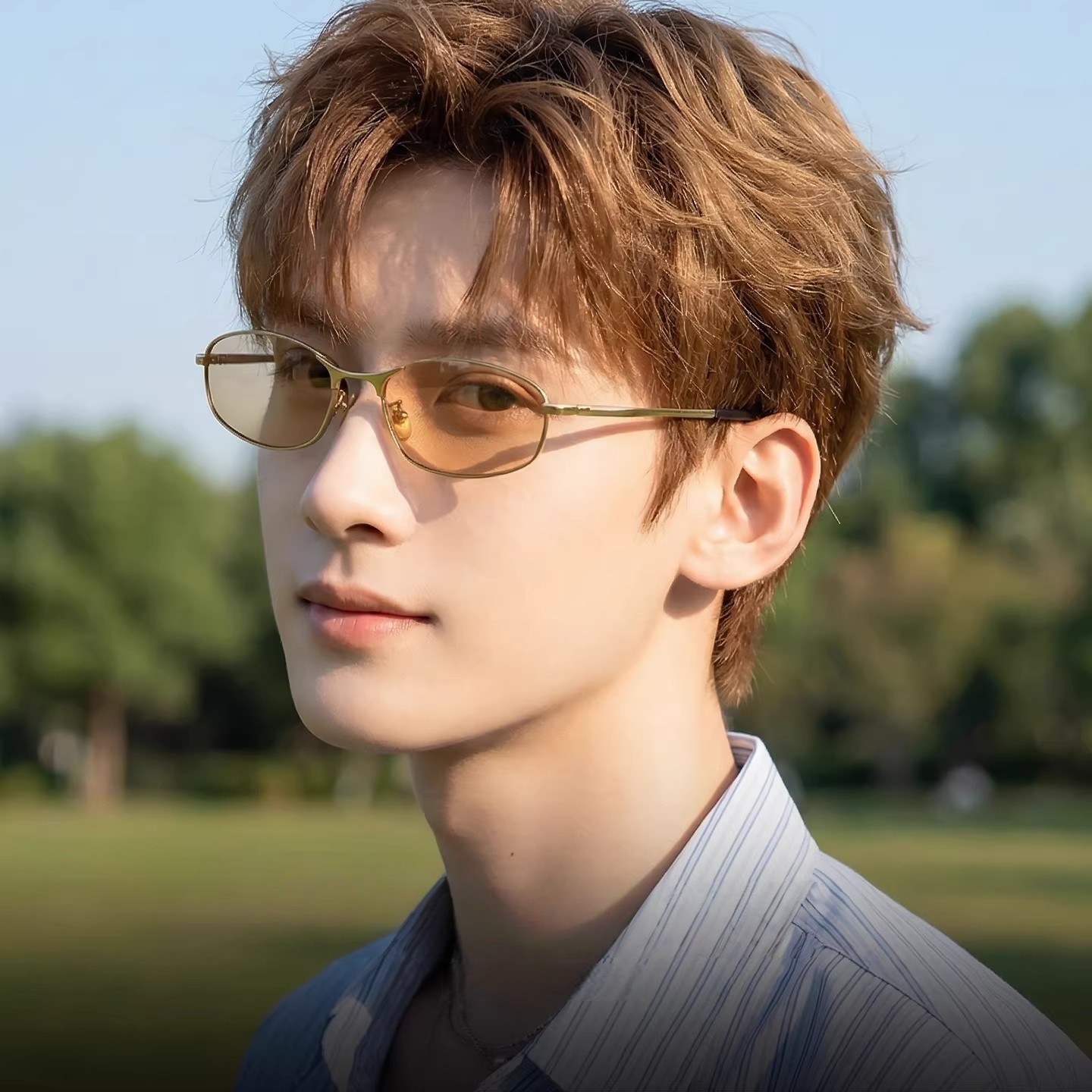 VENOE白敬亭同款茶色猫眼墨镜男高级感痞帅开车近视带度数,ZIPPO/瑞士军刀/眼镜,太阳眼镜,淘宝优惠券,粉丝福利购,淘宝优惠卷