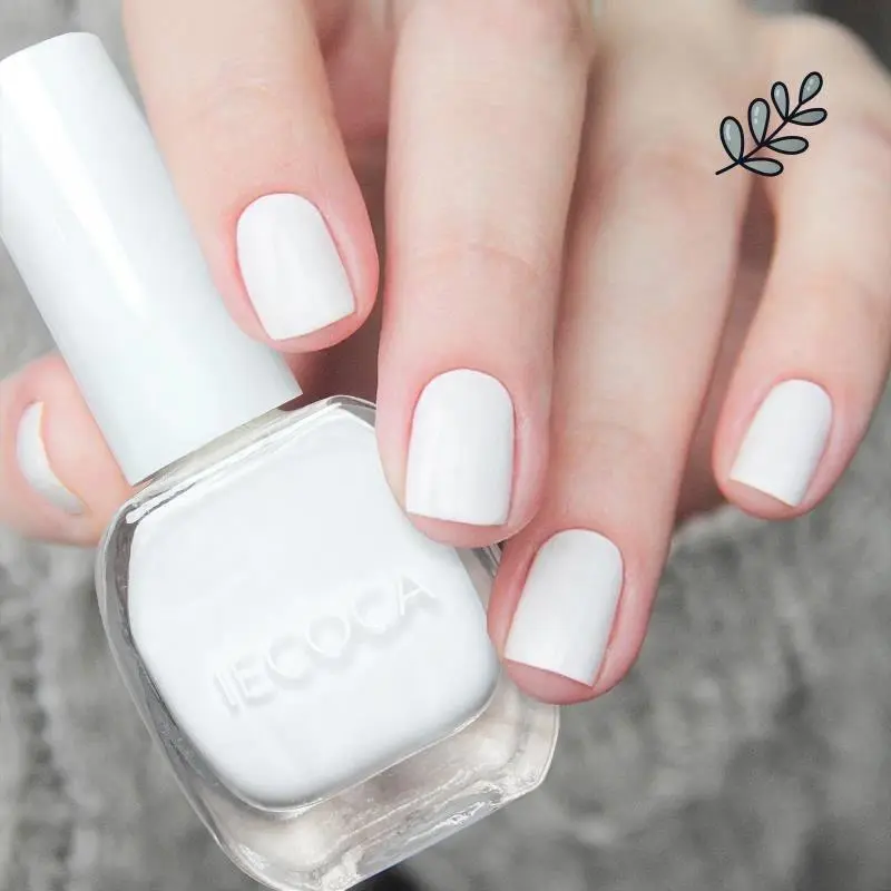 纯白色指甲油补漆黑色免烤米白奶白不掉色小白鞋皮鞋箱包家具修复