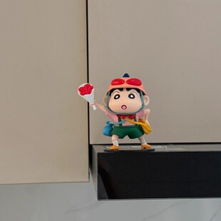 好可爱！送花蜡笔小新摆件桌面装饰品客厅电视柜手办创意家居好物