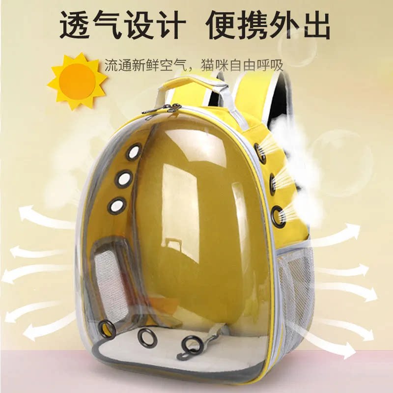 猫咪外出包透明宠物背包双肩背狗