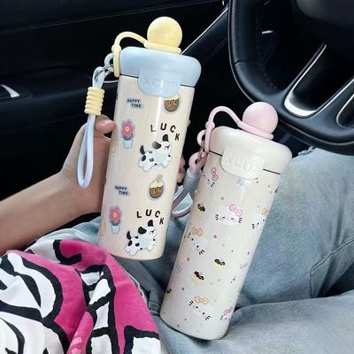 316不锈钢内底浮球保温杯大容量