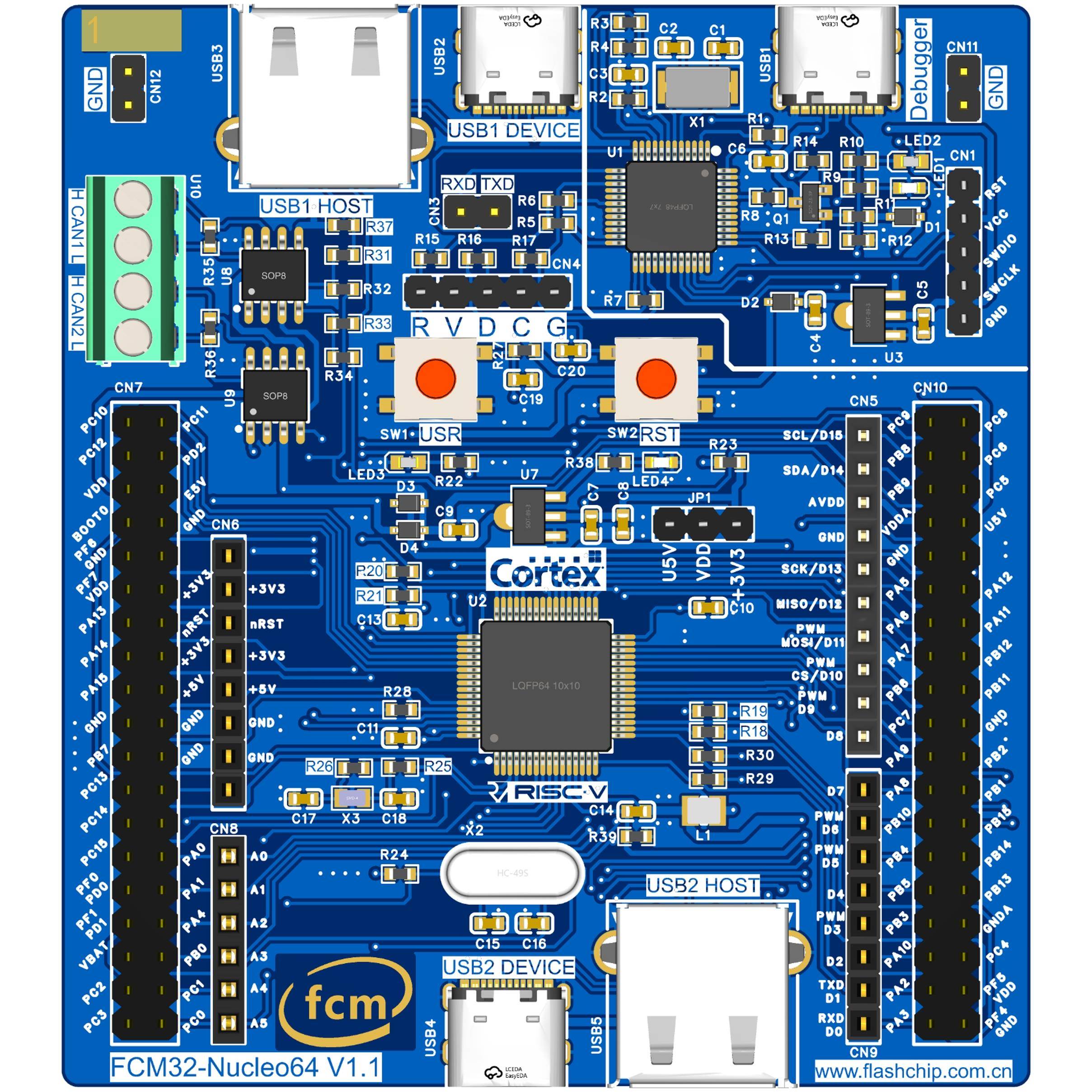 开发板-FCM32 Nucleo-64