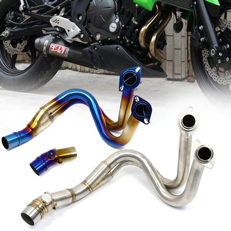 摩托车排气管改装川崎 Kawasaki ER6F ER6N改装前段不锈钢弯管