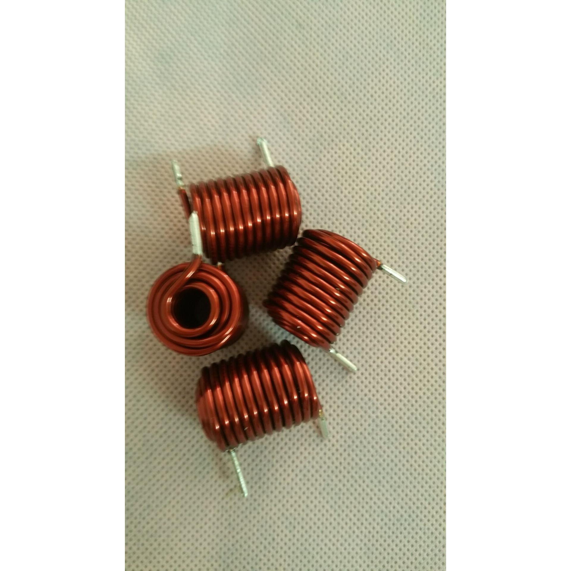 空心电感线圈定制5UH 音响功放用电感器 三层卧式QZ铜线绕制电感