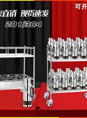 手推车双层热水瓶收纳车餐厅饭店病房保温暖壶移动会务医院置物架