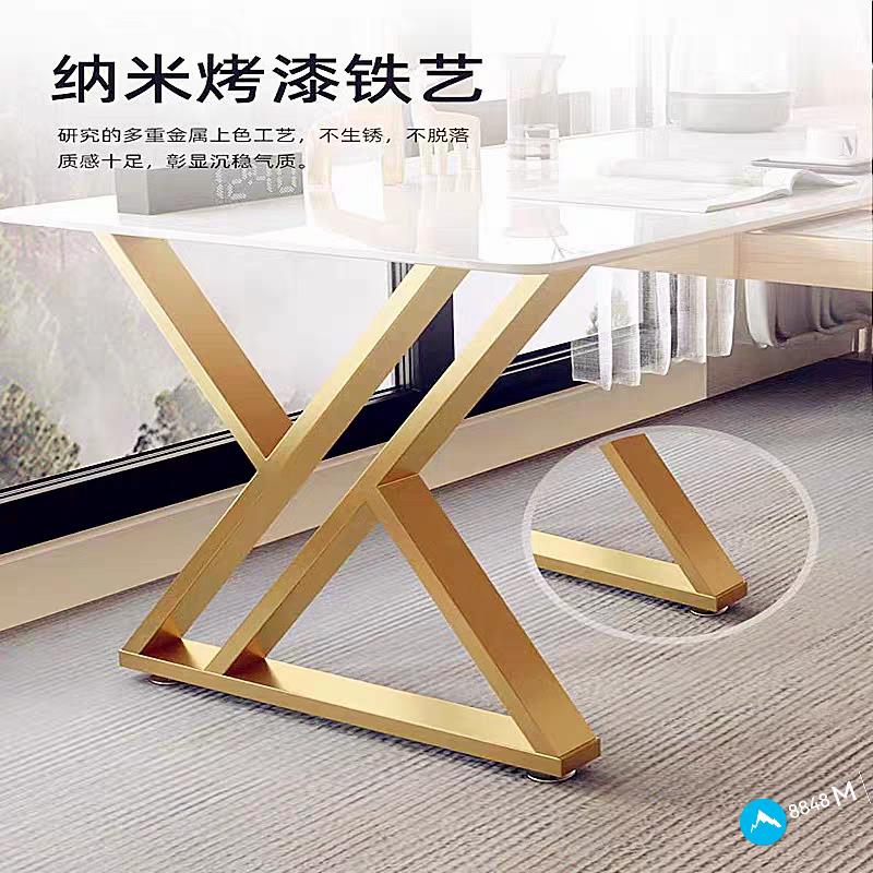 定制桌架支架铁艺碳素钢茶几金属底座桌脚书桌腿脚架办公桌腿支架
