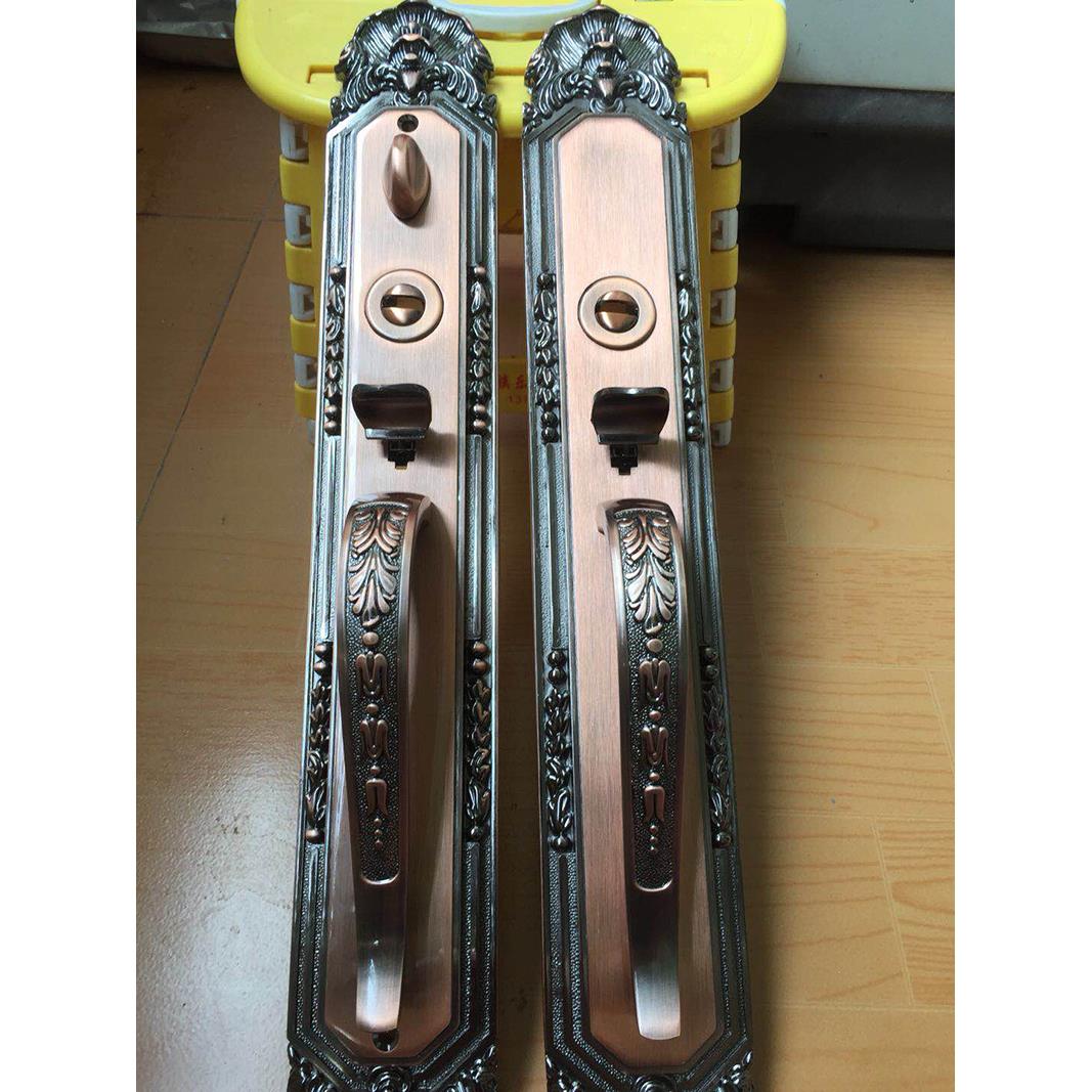 豪华别墅大门锁双开门锁高档子母门锁防盗大门锁木门锁入户大门锁