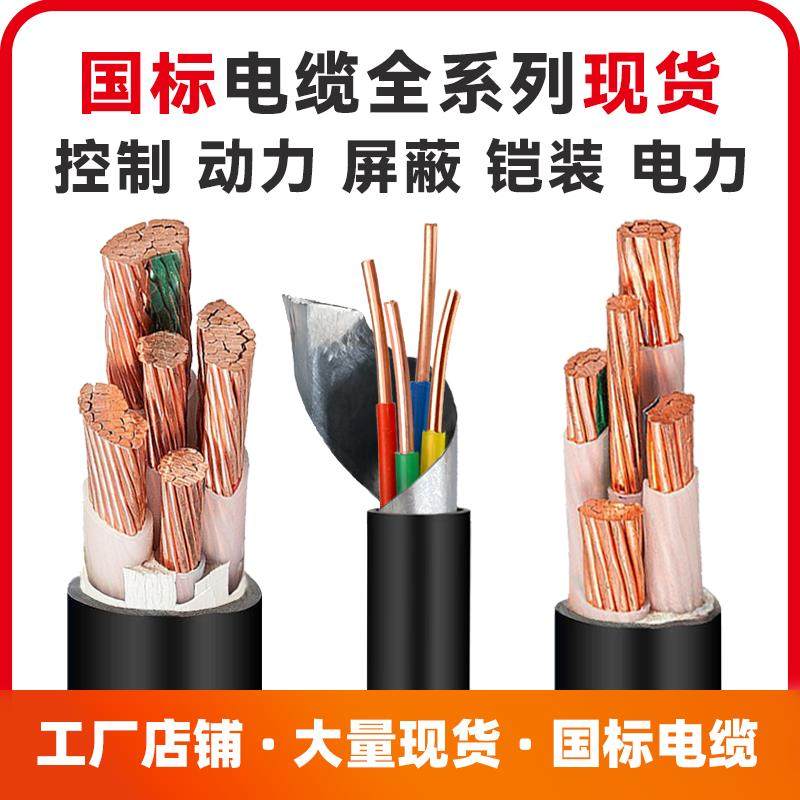 ZA阻燃ZRA电缆ZRB铜芯ZR铠甲电缆ZB铠装电线VV VVR VV22全类铜缆