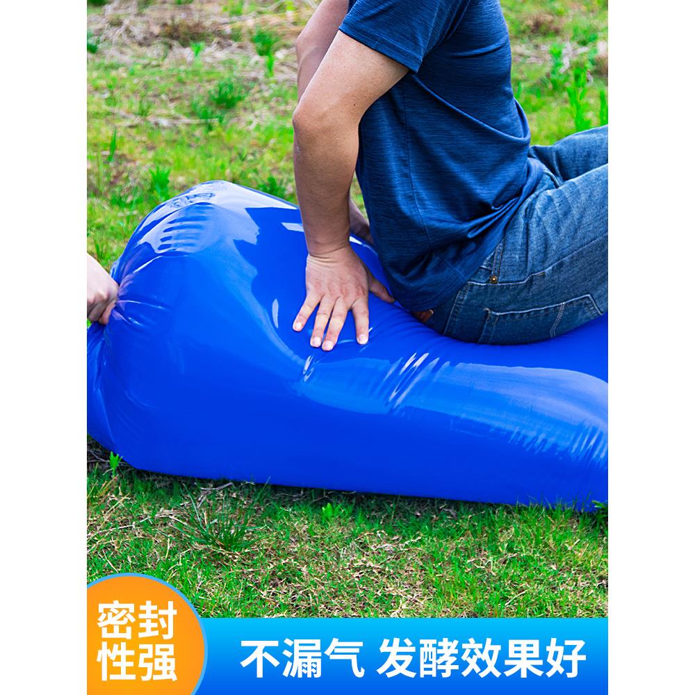 牧草料玉米秸秆青储饲料贮藏豆腐渣堆肥发酵孝专用批加厚塑料袋发