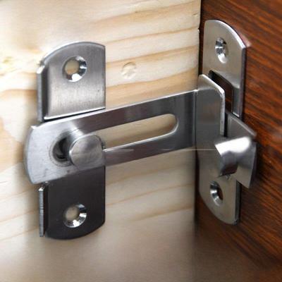 90度门扣门栓直角锁扣移门房门仓谷门直角搭扣门窗卫生间折弯插销