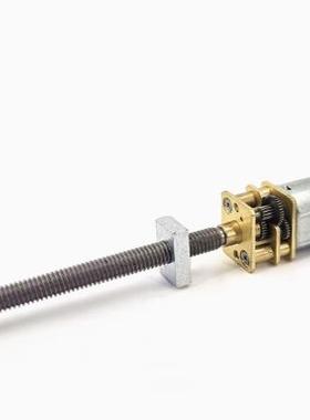 库存微型N20减速滑台电机DC3V650转行程45MM直线运动上下升降电机