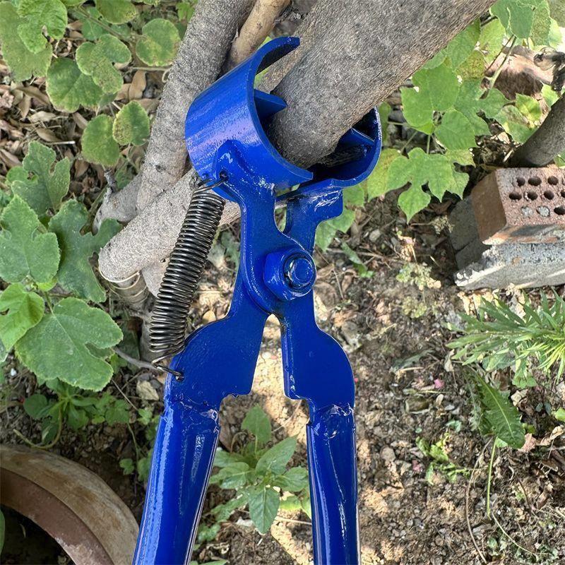 旱烤烟扒烟皮专用剥皮夹子树皮环剥器家用一体焊接人工农用工具