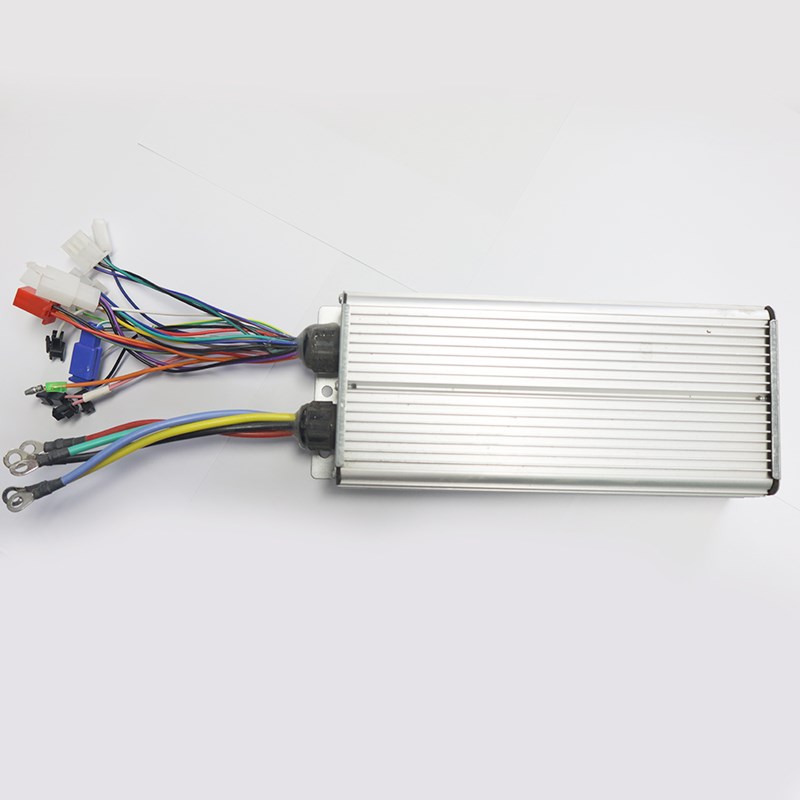 低速工程电动三轮车无刷电机控制器800w15管2速电子刹智能调速器