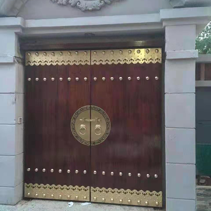 仿古大门铜条纯铜包角包边条门条门槛铜片中式木门装饰铜配件压条