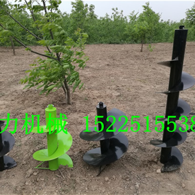 雷力挖坑机钻头手提式植树打孔机螺旋钻杆土地栽种开孔打洞器新品