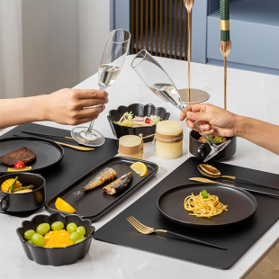 西餐餐具全套吃牛排刀叉盘套装家用盘子勺两件套轻奢儿童三件套