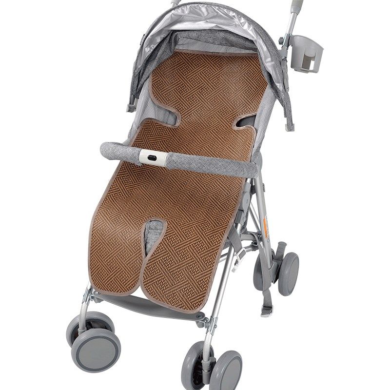 老席匠婴儿推车凉席 夏季宝宝通用手推车藤席 新生儿童透气藤坐垫