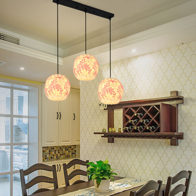 灯罩外壳罩吸顶灯卧室客厅吊灯田园个性创意圆形布艺餐厅装饰配件