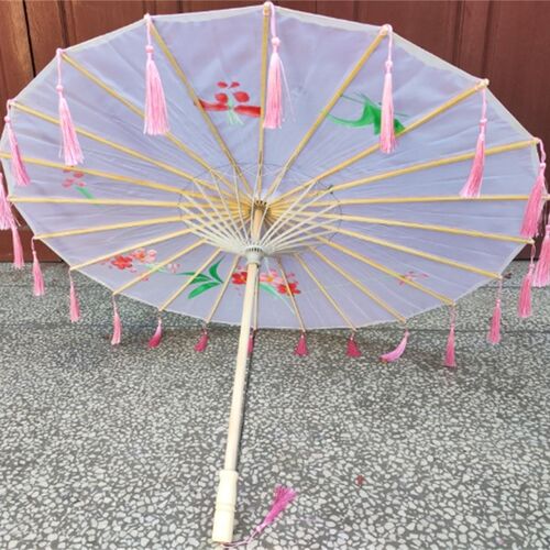流苏伞旗袍走秀拍照古装道具伞古风演出舞蹈伞表演装饰跳舞工艺伞