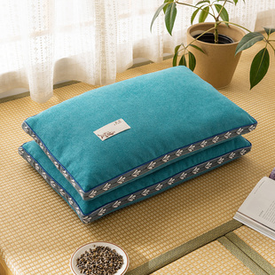 全荞麦枕头单人荞麦皮枕芯大人护颈椎助睡眠夏季乔麦壳家用带枕套