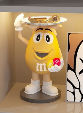 mm豆子客厅玄关钥匙收纳托盘装饰品乔迁新居礼品搬家摆设高端摆件