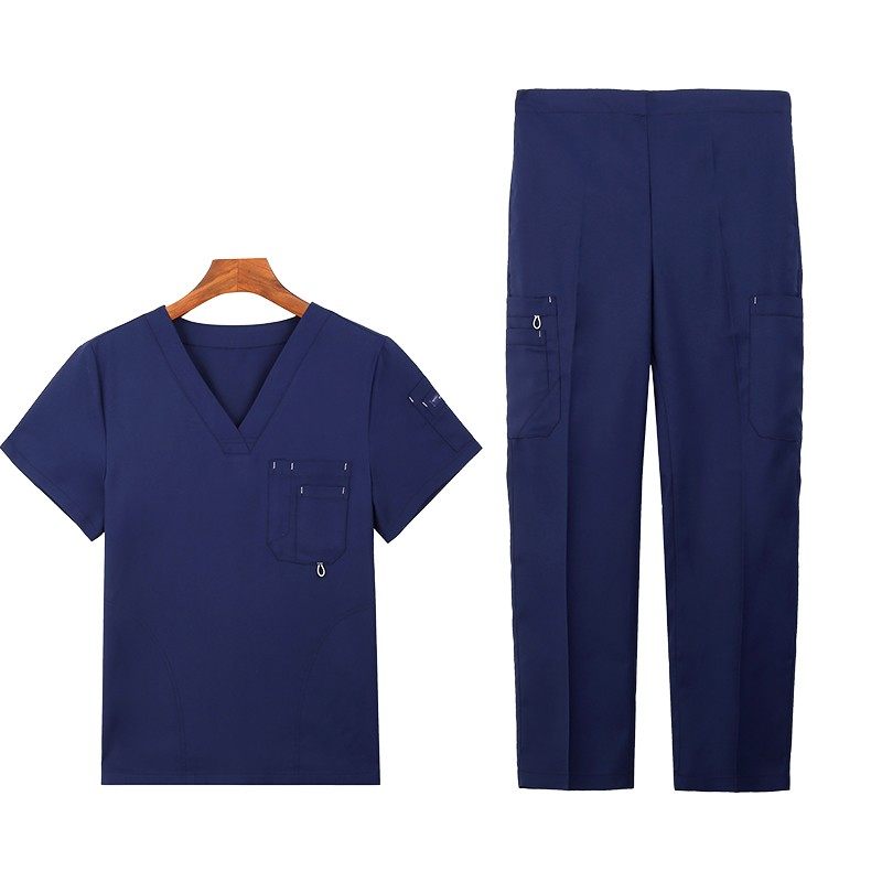 南欧鱼手术衣女洗手衣手术室刷手服医生工作服美容院护士服长袖秋