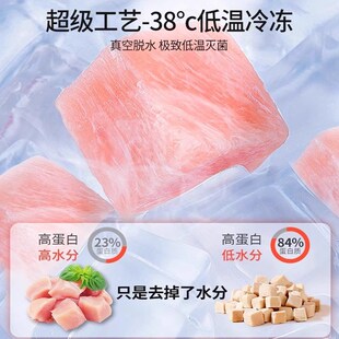 宠物猫咪狗狗零食拌粮冻干鸡胸肉粒增肥发腮营养品专用主食桶试吃