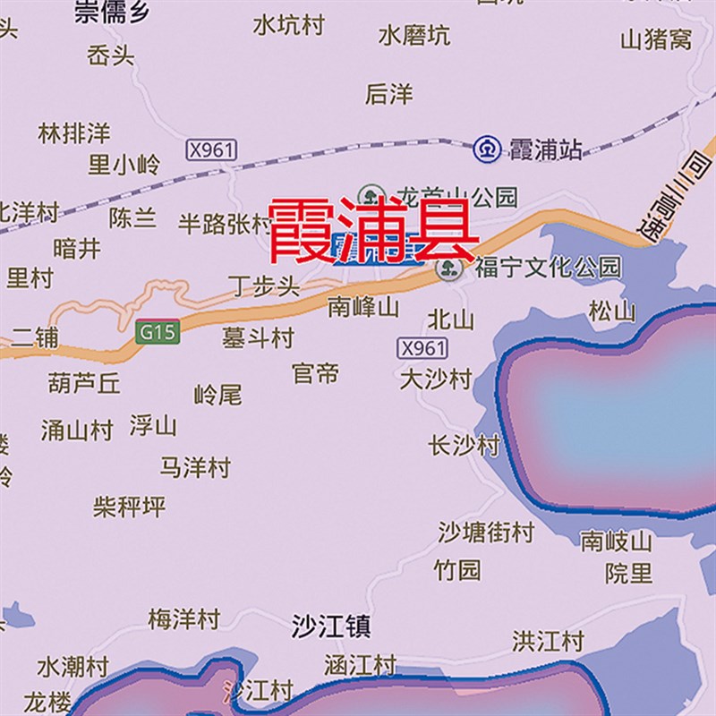 2025新款宁德市地图贴图办公室挂图高清防水墙壁贴超大装饰画定制