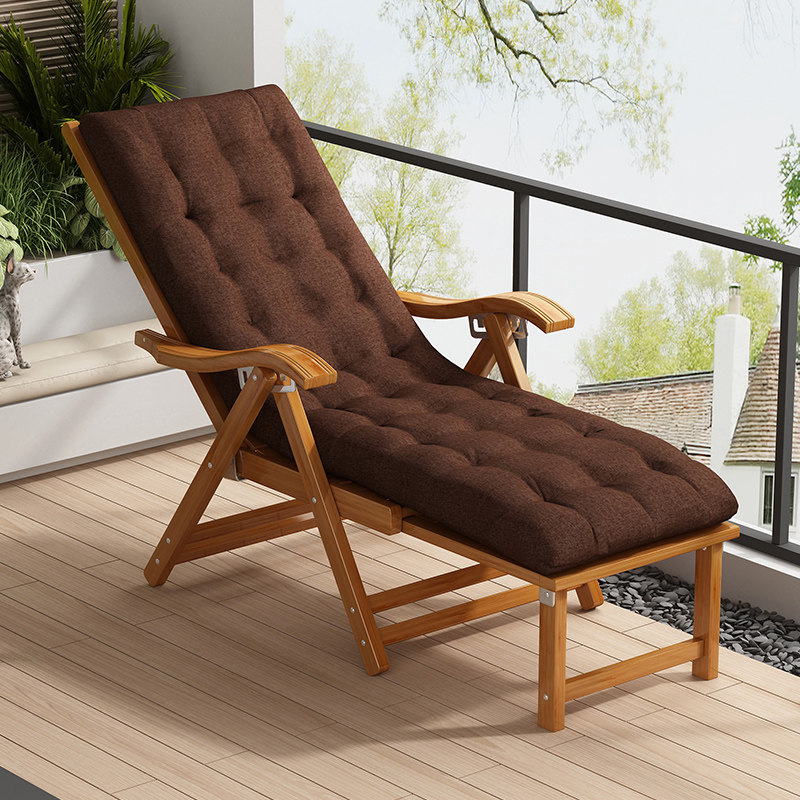 躺椅阳台家用休闲折叠椅晒太阳竹椅办公室舒适午睡懒人躺坐两用椅