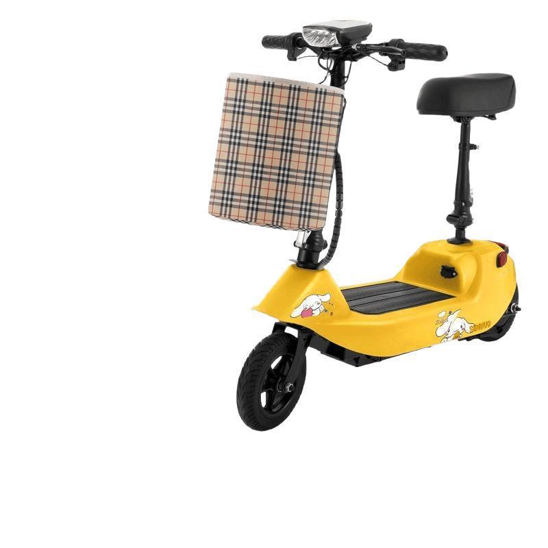 迷你小型海瓶豚叠男电女折代步电动电滑板车DDL俩轮轻便休闲两轮