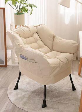 椅懒人沙发电脑椅人沙单发椅OUS家用阳台躺椅闲宿舍可躺靠背小休