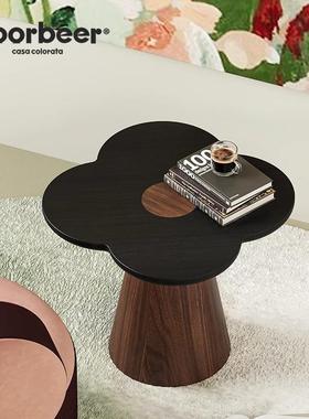 法式中风网红实JC-12225木小桌法沙发边几子式中古古风卧室小茶几