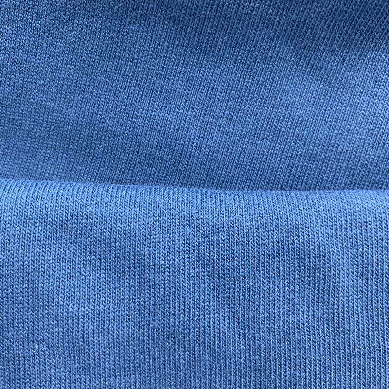 10S麻棉平纹棉布单粗针布料t面料精AGZ梳面棉恤无弹汗针织面料