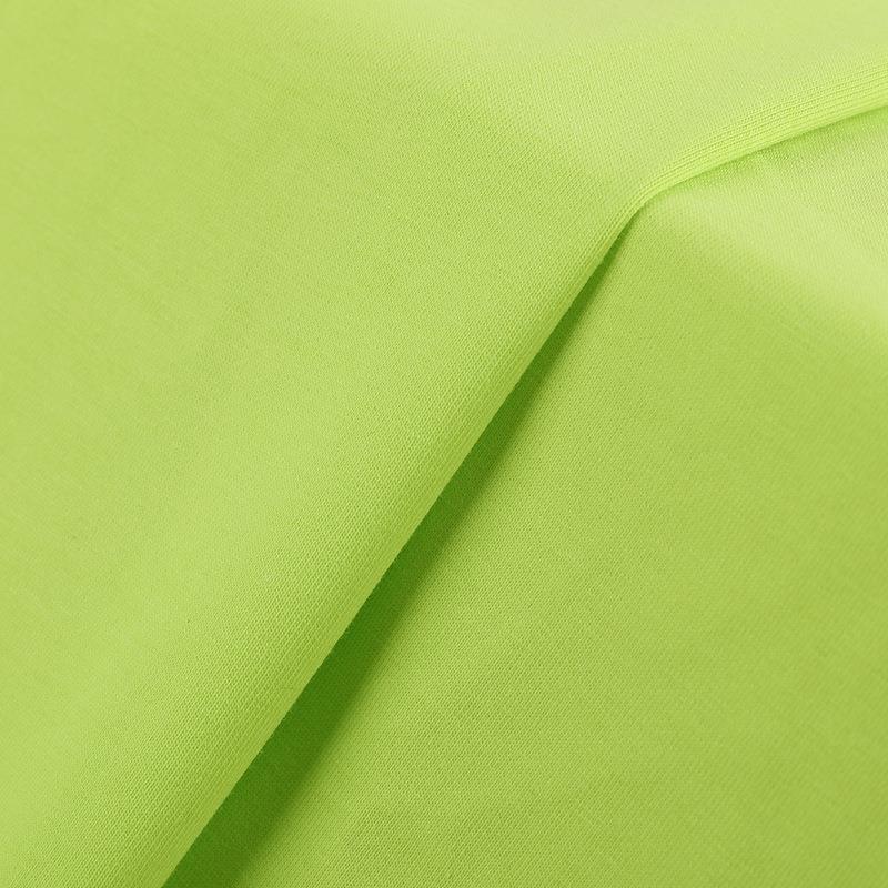 冰瓷棉04s弹力全棉EAG针布凉感冰瓷棉弹汗力170g拉架织面料T恤面