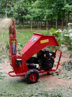 果园破苗圃树粉机葡萄枝碎破碎机干鲜枝树枝两用碎机KAC竹子打碎
