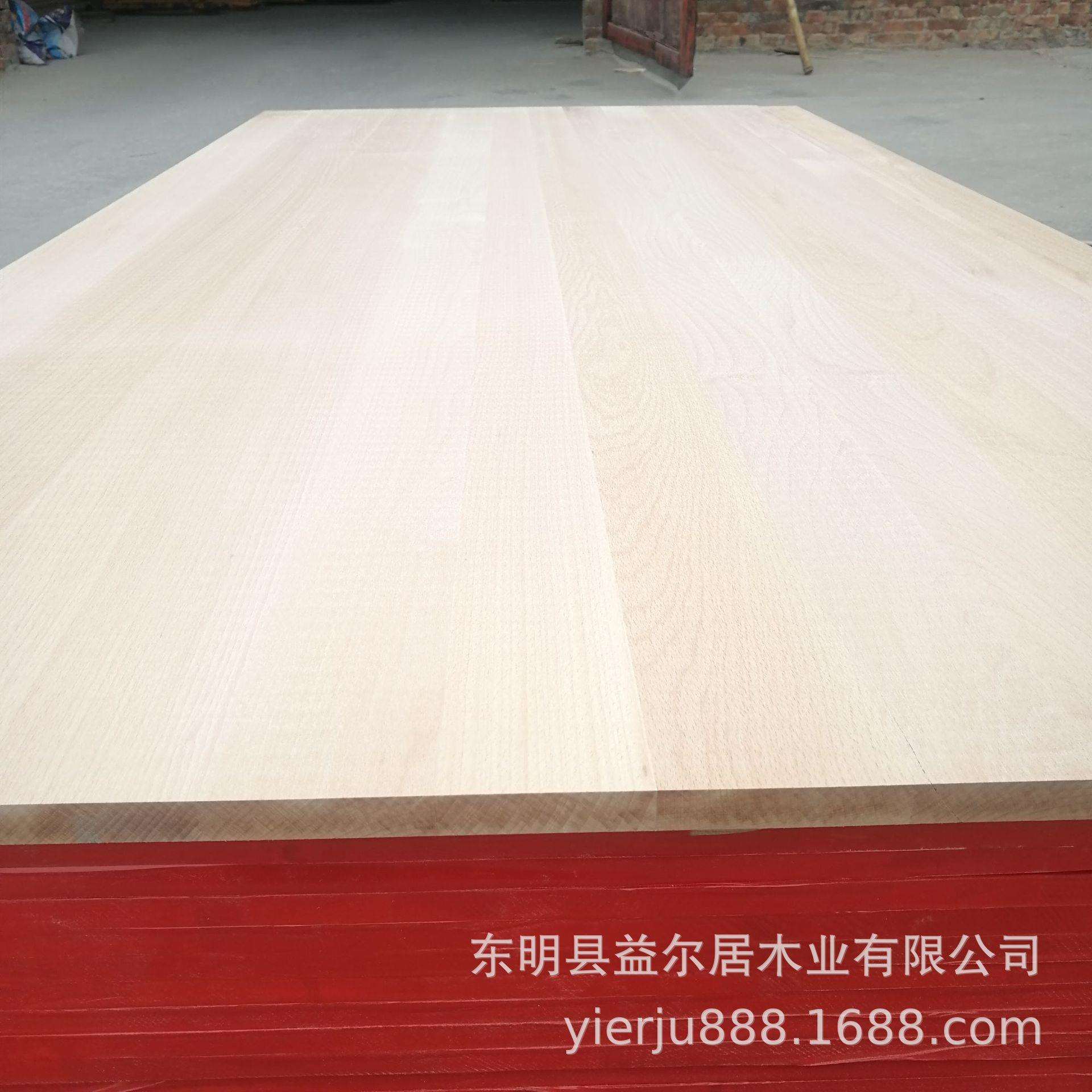 曹县厂家榉木隔拼方板木床板木家具榉桌面大板抽GPV屉装修板