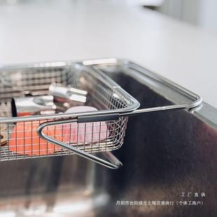 水新款 304不锈沥水篮可伸缩厨房槽汲水架家池用洗F968S79S碗碗碟