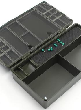 钓欧鲤多功跨能纳49-DBR盒carpfishing配件收收纳盒线盒反底钓子
