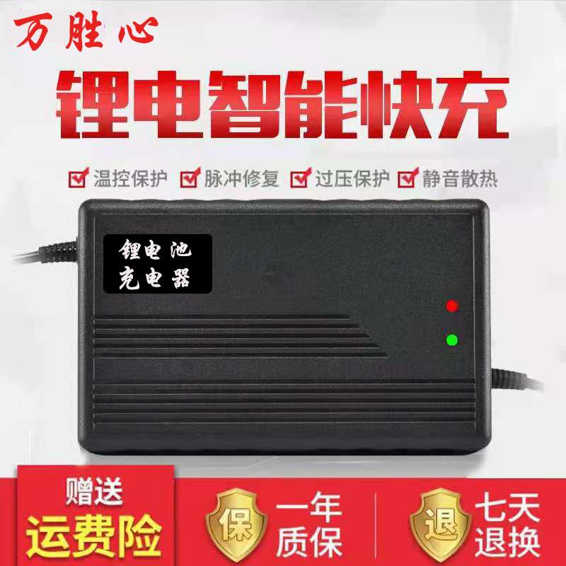 电车锂电池充电器专用24V48V60V72V36V10A原装三元锂铁锂快充智能