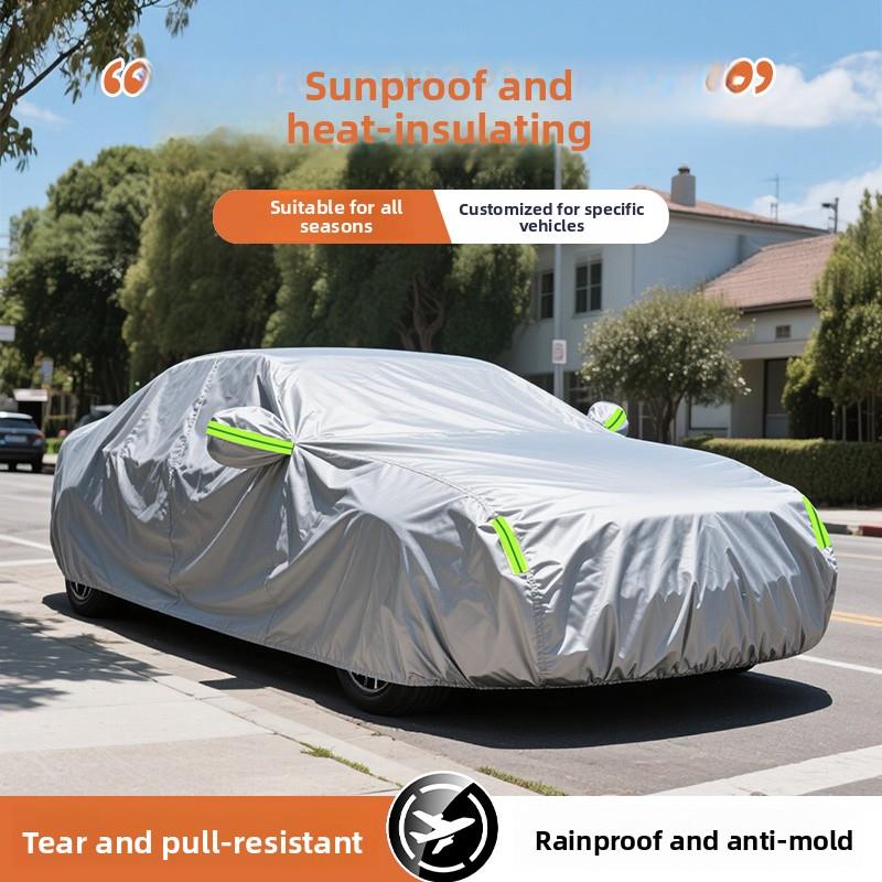 汽车车衣车罩防晒隔热防雨加厚车罩牛津布遮阳罩懒人防冰雹全罩